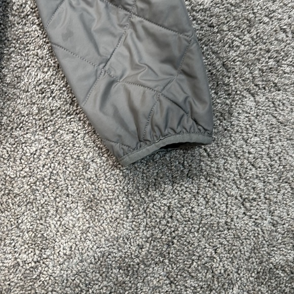 Men's Diamond Quilted Bomber Hoody Hex Grey Medium - Picture 7 of 9